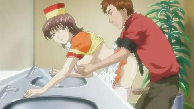 Busty Maid Was Banged In The Kitchen