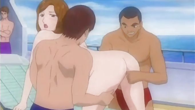 Hot Orgy On The Big Boat With Hentai Cuties