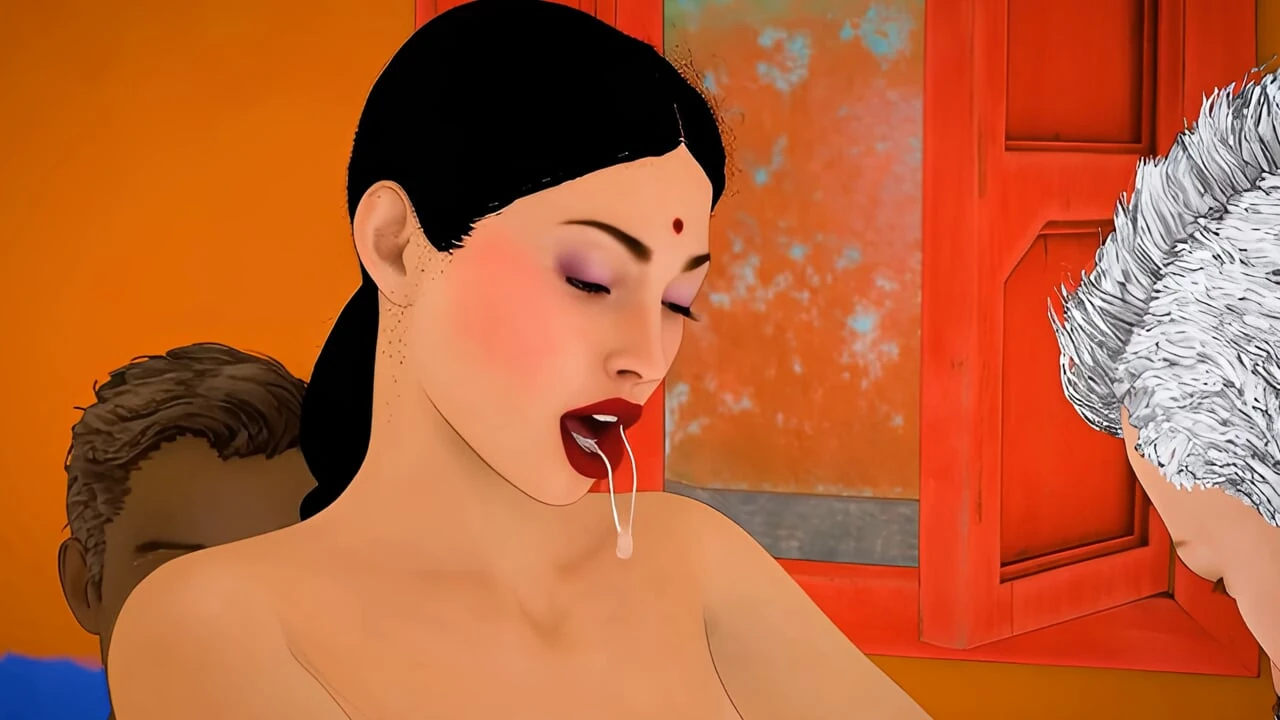 Indian Bhabhi fucked by milkman and landlord – Gangbang sex