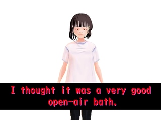 Toyota Nono Anime girl in Hot Springs.