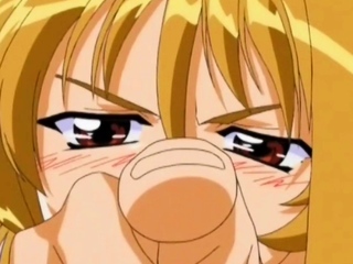 Weird anime ball busting