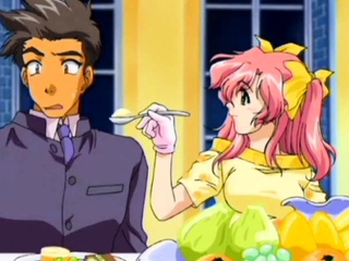 Wet pussied anime teen