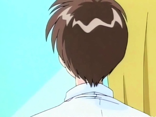 Slutty anime teen with big tits